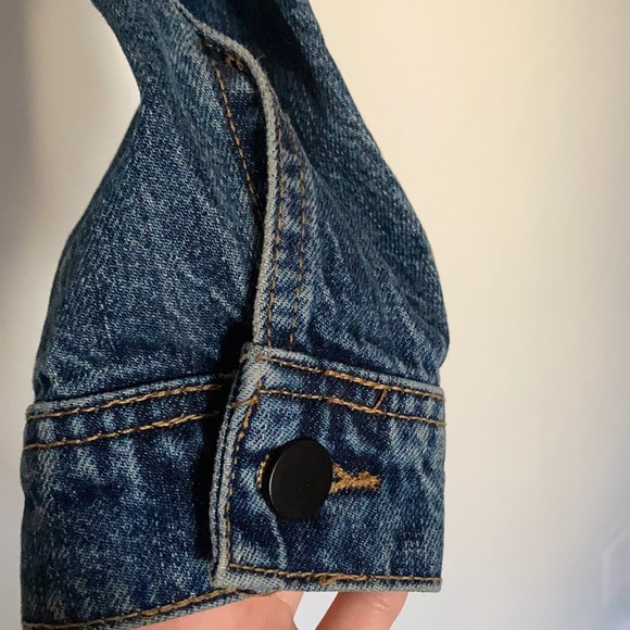 Fashion Nova Oversized Two Tone Denim Jacket - Picture 6 of 11